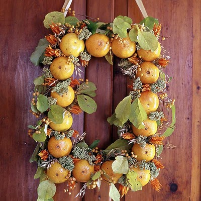 Orange wreath